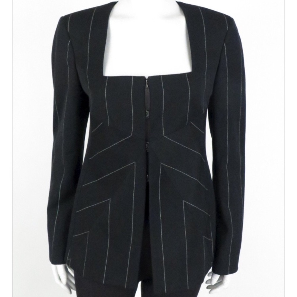 Authentic vintage Gianni Versace pinstripe blazer
